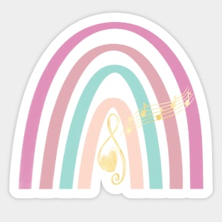 Rainbow With A Song Sticker